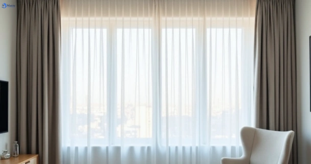 Restored vibrant drapes in cocoroc-vic QLD after Matty Curtain Cleaning